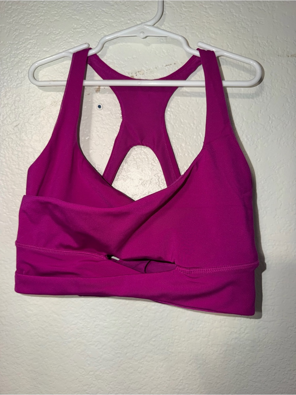 Free people fuchsia sport bra size small